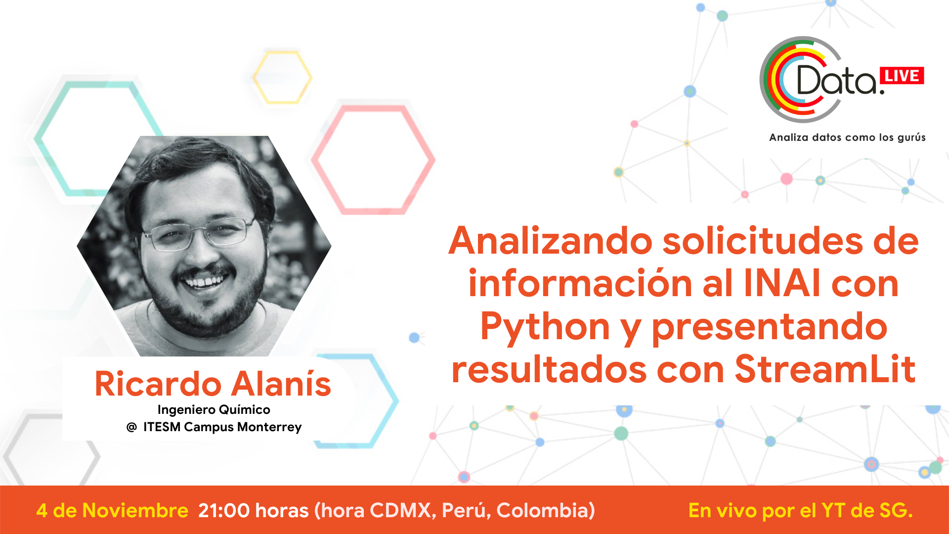 Data Live 1: Analizando solicitudes de información al INAI con Python y presentando resultados con StreamLit