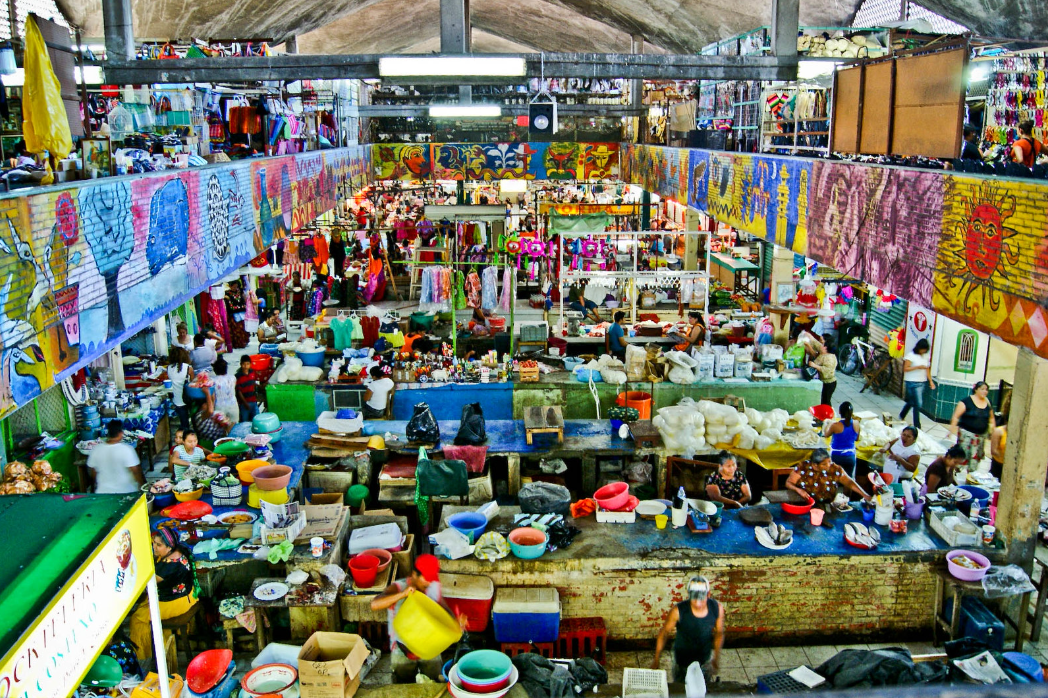Mercado central. HC. Juchitán de Zaragoza, Oaxaca. México.