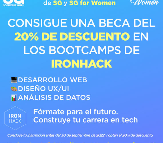 Consigue una beca en los bootcamps de Iron Hack